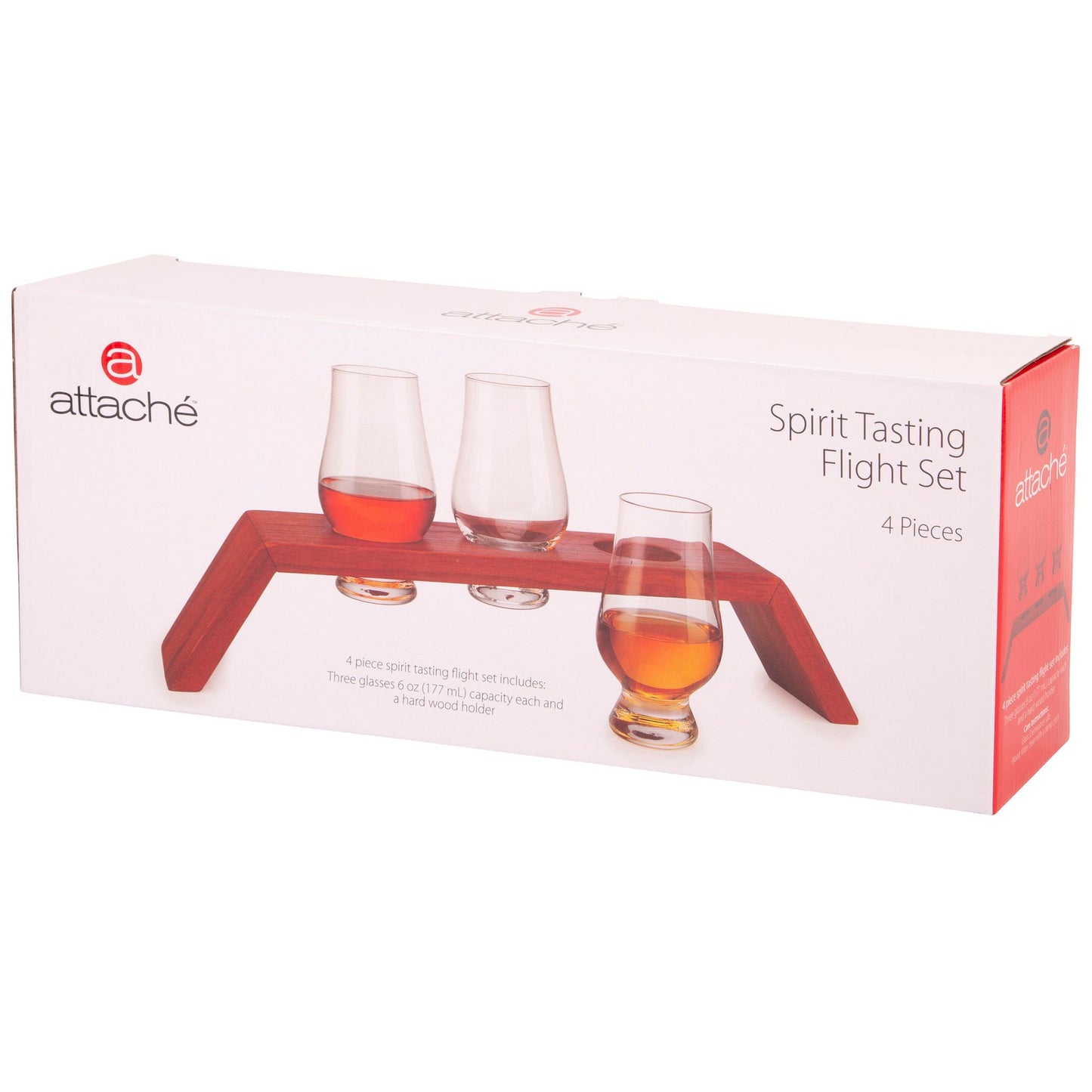 ATTACHE Set of 3 Whiskey Wood Flight