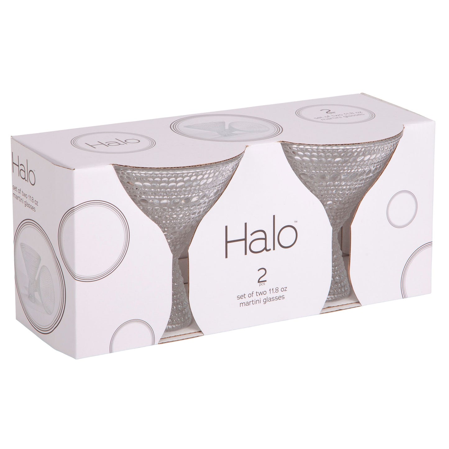 HALO Set of 2 Martini Set 11.8oz