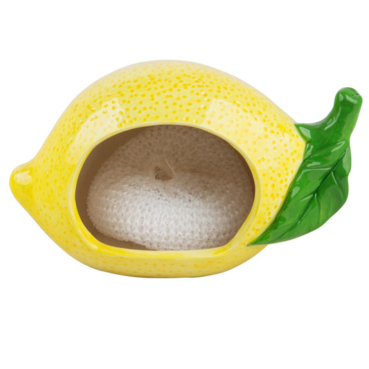 LEMON SCRUBBY HOLDER W/SCRUBBY